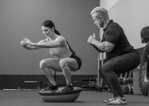 personal trainer in Clearwater coaching client at Bodystyle Fitness